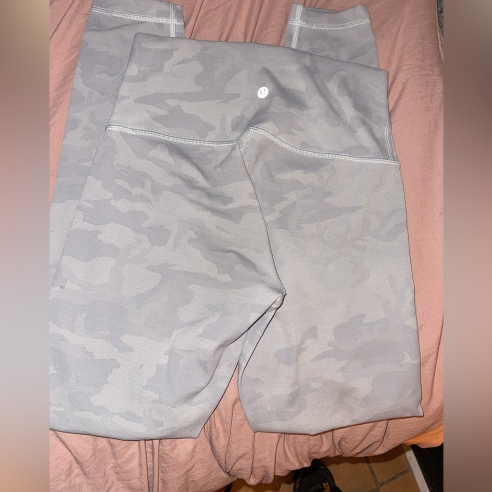Lululemon super light blue Camo Leggings